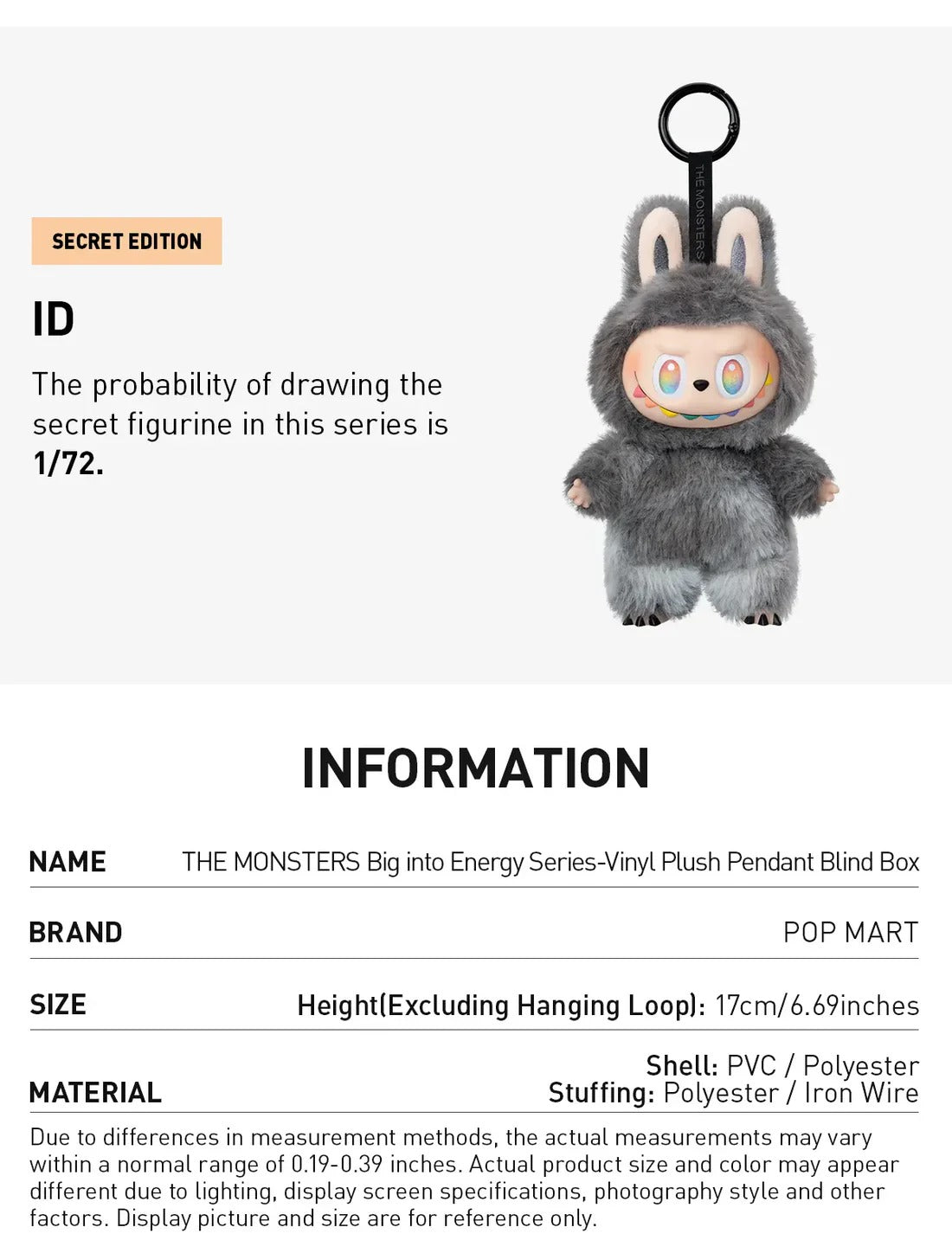 PRE ORDER - Labubu Big Into Energy V3-Bubulands